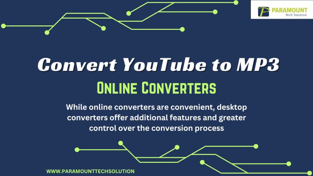 Online Converters provide Quick and Easy Solution for Converting YouTube videos to MP3  